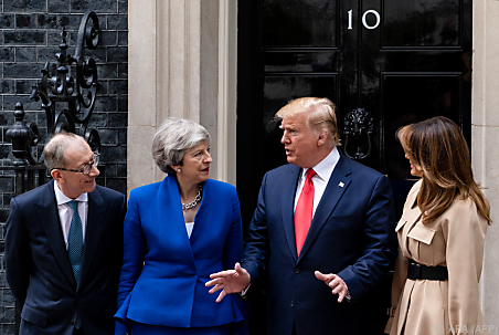 Premierministerin May traf US-Präsident Trump zu einem Gespräch