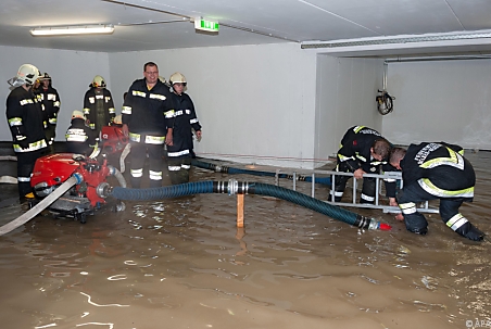 Zahlreiche Keller wurden überschwemmt