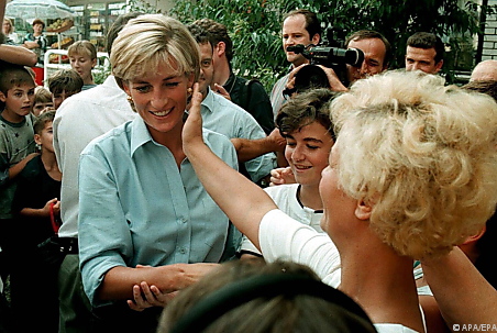 Zahlreiche Menschen trauerten auch heuer um Diana