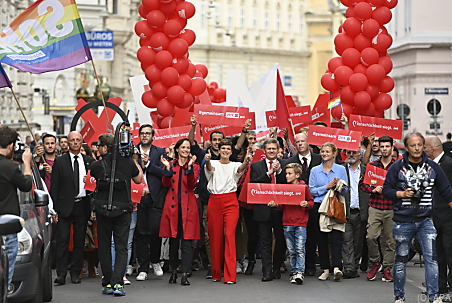 Wahlkampfabschluss der SPÖ in Wien