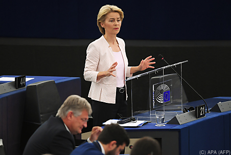 Bewerbungsrede von der Leyens im Europaparlament