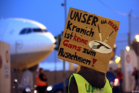 Lufthansa-Streik betrifft auch Österreich